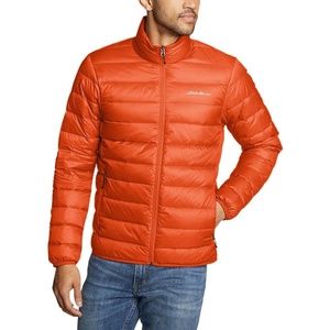 Orange Down Jacket- Eddie Bauer